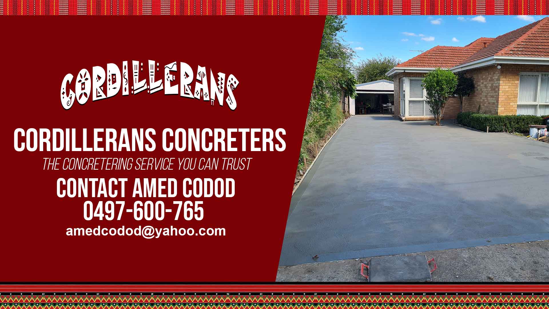 Cordillerans Concreters is a Major Sponsor of DLeague Australia