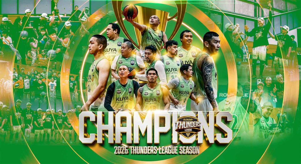 Kuya JJ wins their 2nd Thunders League Championship